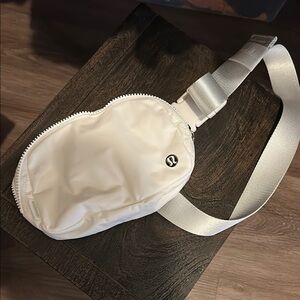 lululemon athletica Cream Belt Bag